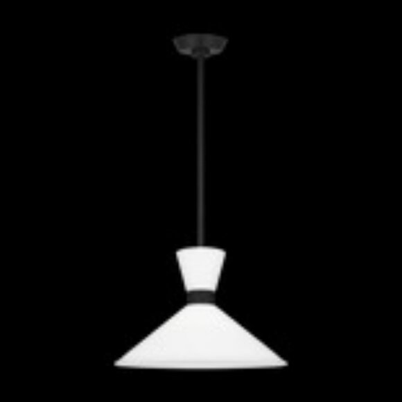 New Visual Comfort Belcarra Medium Pendant Midnight Black Drew Jonathan - Picture 5 of 5